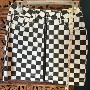 Indigo Rising denim mini skirt